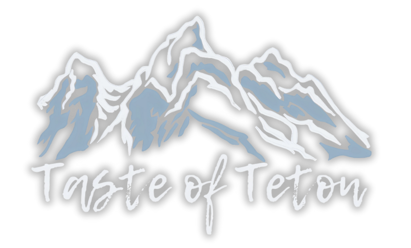 Taste of Teton Logo W&B w/ shadow
