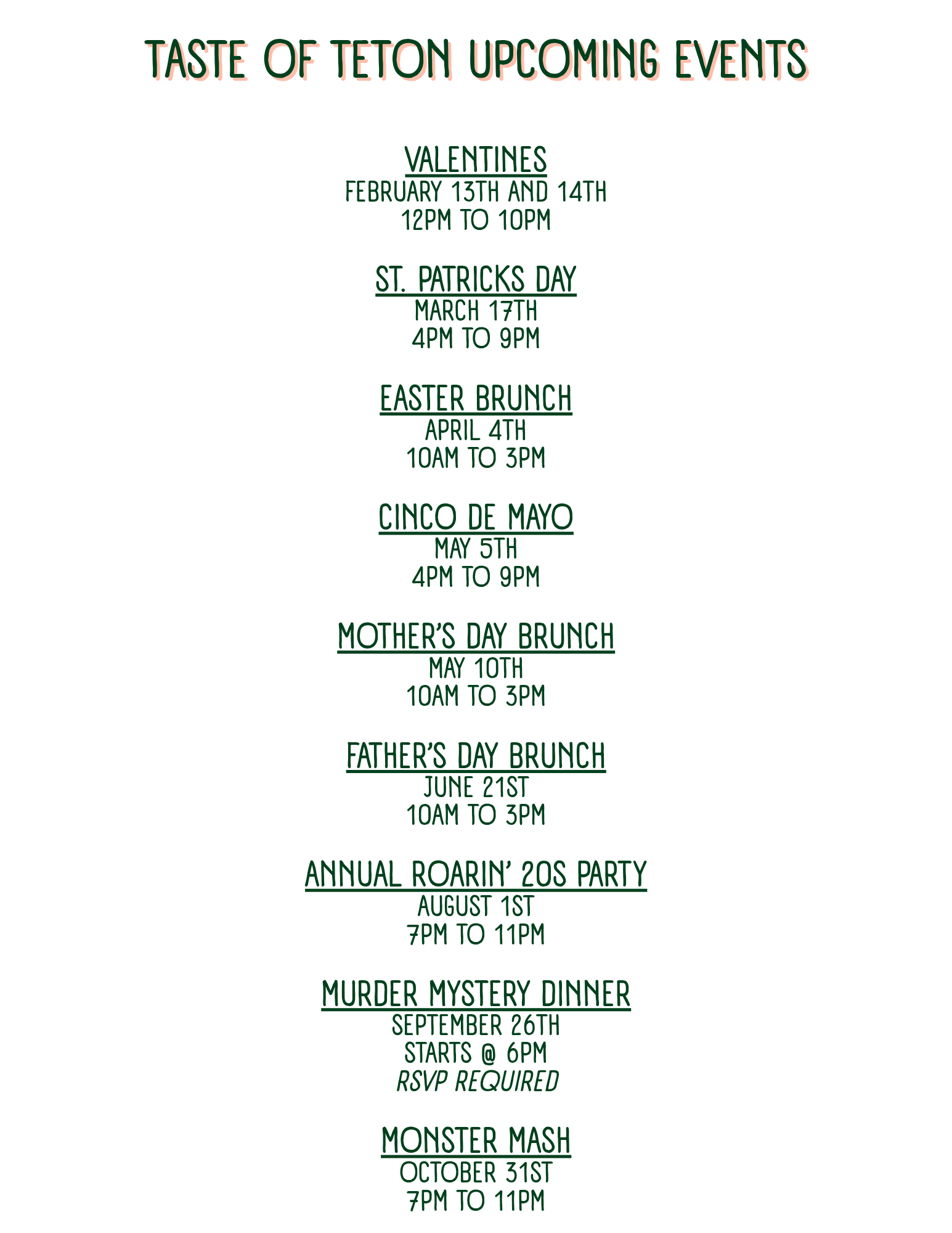 Date Night at Taste of Teon